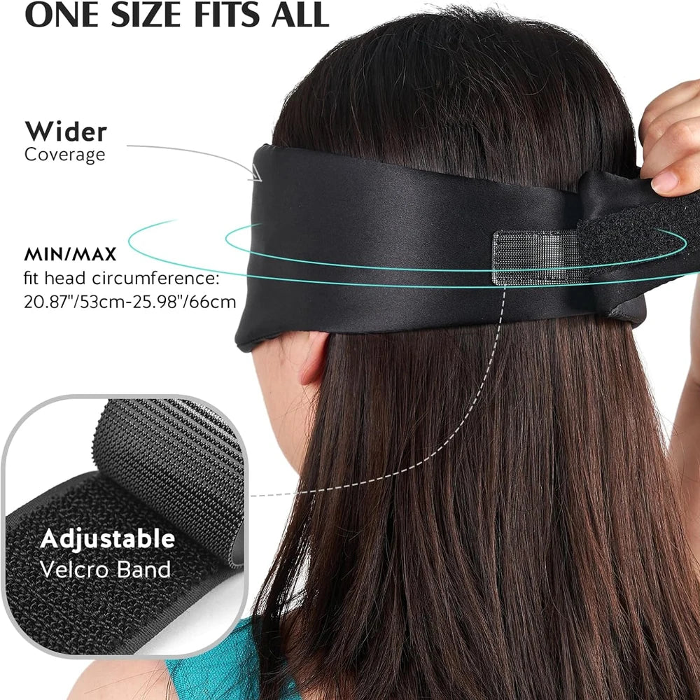 Deep Rest Silk Sleep Mask - 100% Blackout
