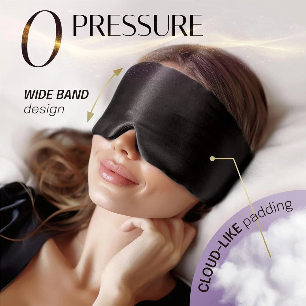 Deep Rest Silk Sleep Mask - 100% Blackout